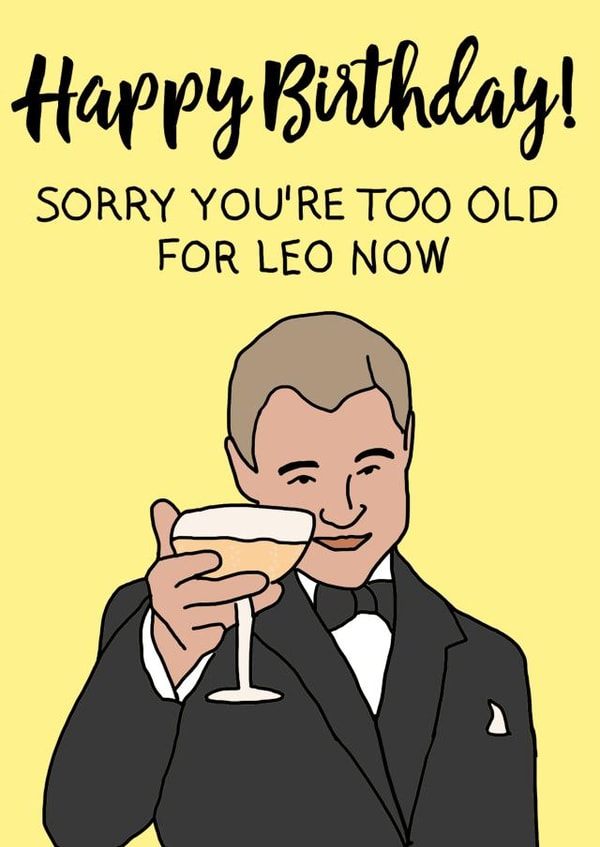 leo leonard dicaprio Card 34141 created by Too Far Flora 