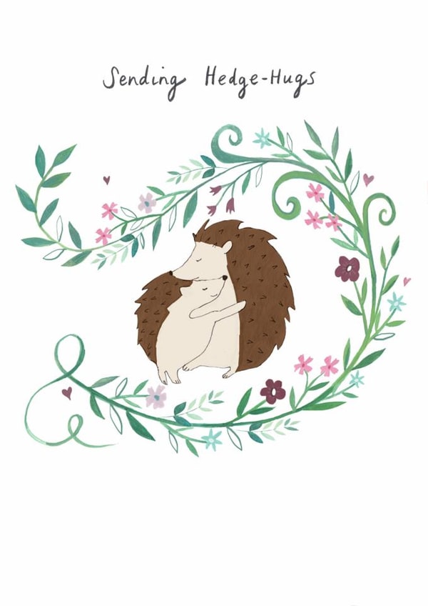 Hedgehog animals - Sending Hugs created by Just like Sophie