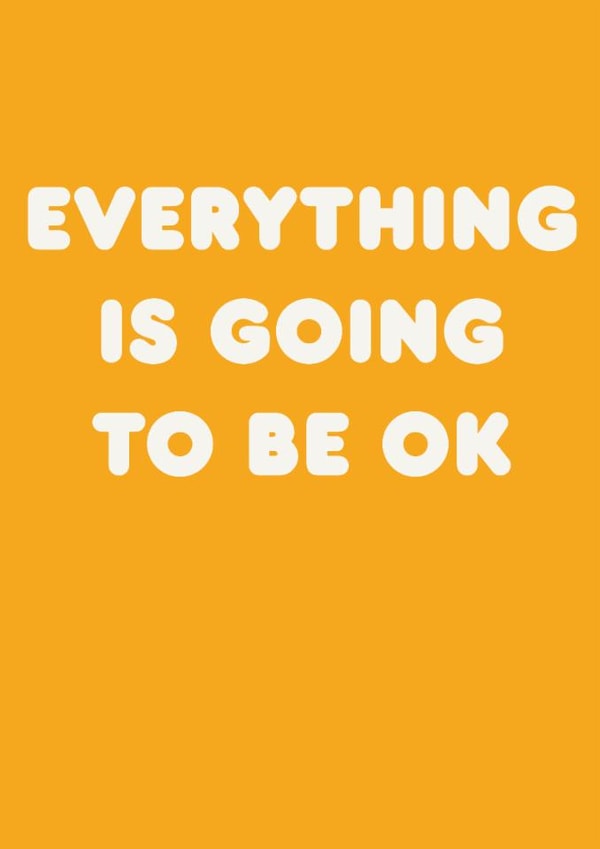 Card for positive vibes only!  created by DuggeeDad