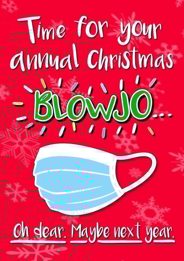 blowjob blowjo Christmas Card 42585 created by Fergi