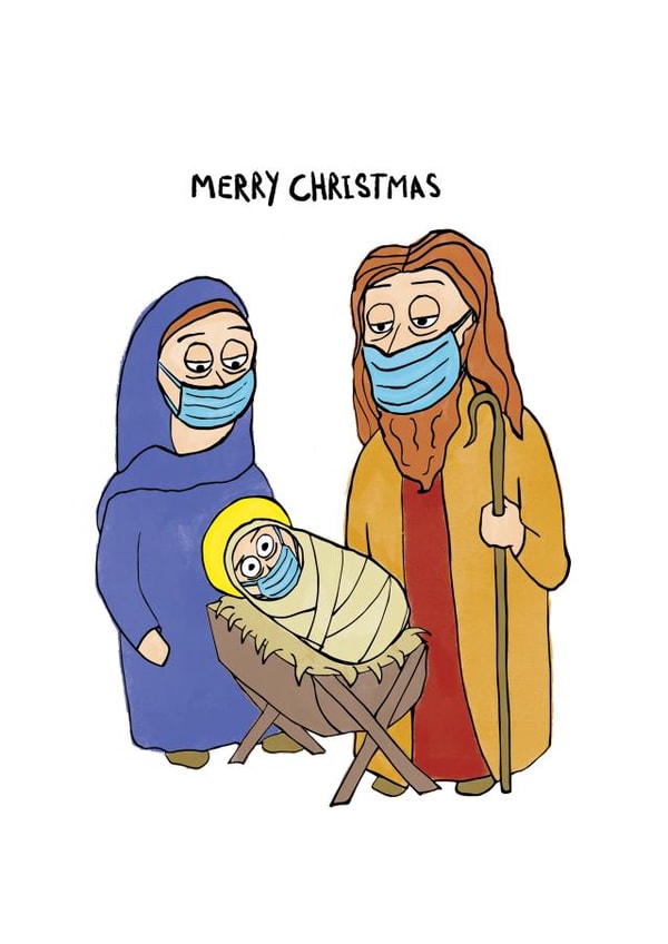 jesus nativity Christmas Card 46311 created by Sarahwillco