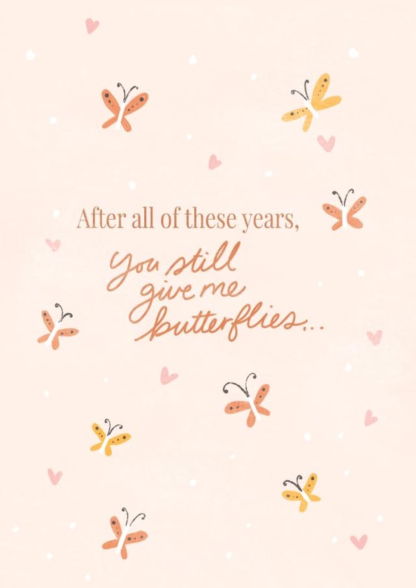 butterflies anniversary Card 45711 created by Nicky Laatz