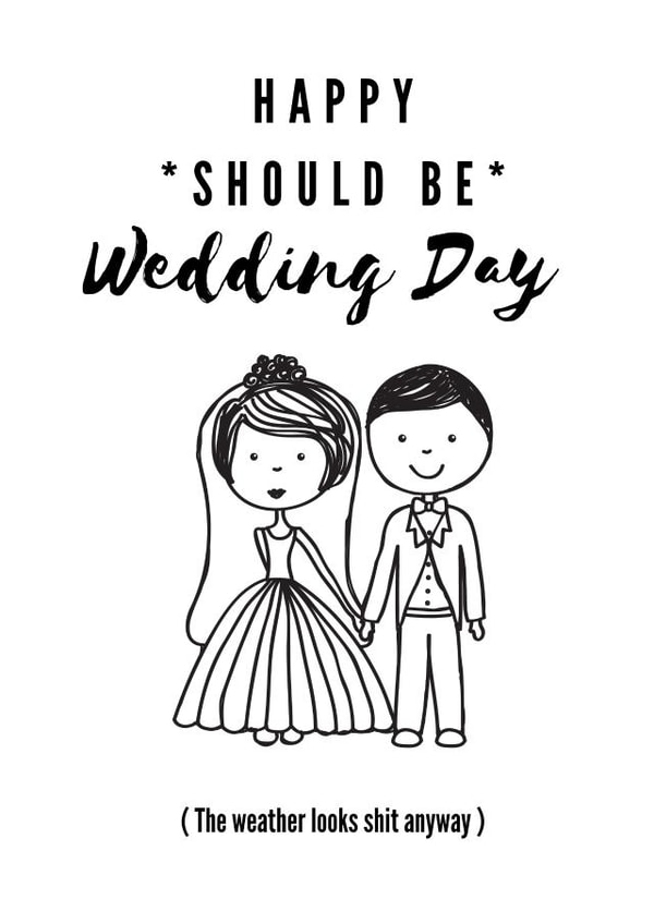 Postponed wedding day - weather looks bad anyway! created by Little Niknak's