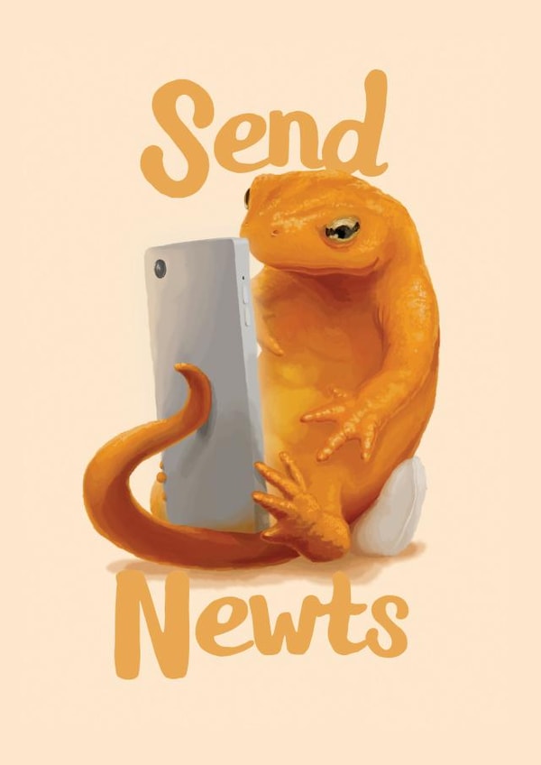 newt send Valentines Day Card 39947 created by Fasanian Artistry