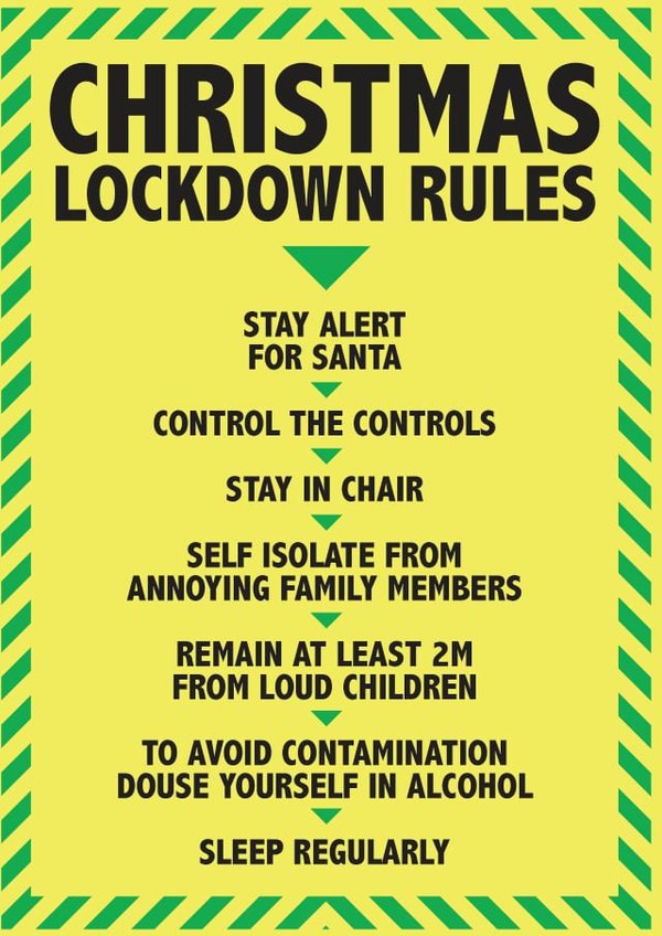 rules cv2020 Christmas Card 40875 created by Peter De Wreede