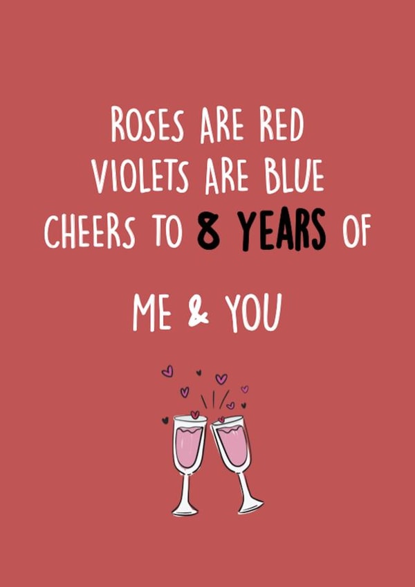 cute anniversary card for your significant other at this relationship milestone created by SnailMail