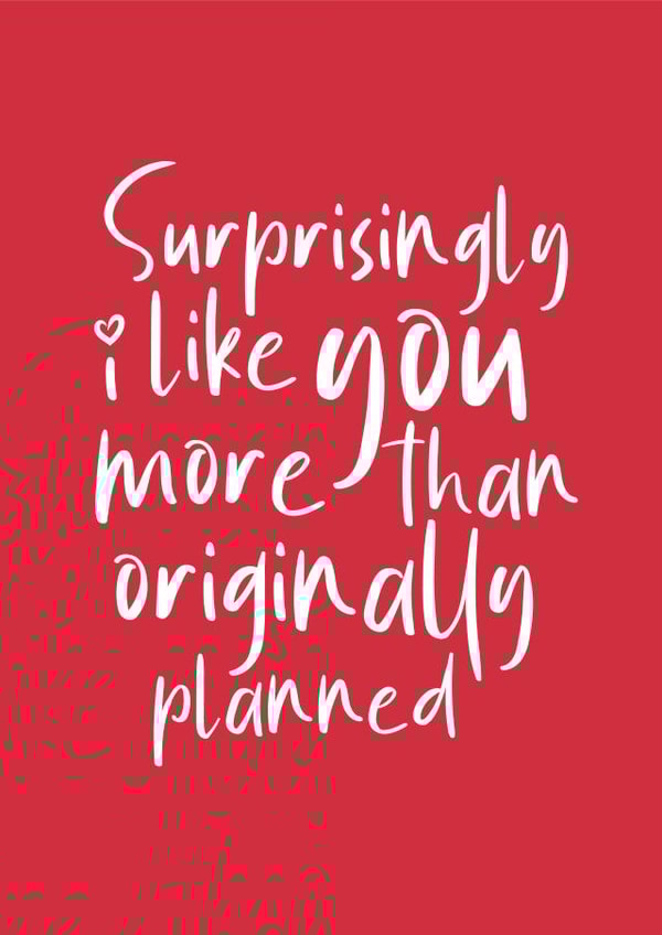 Valentine's Day Card for the One You Really Like created by Blue Belle Creations