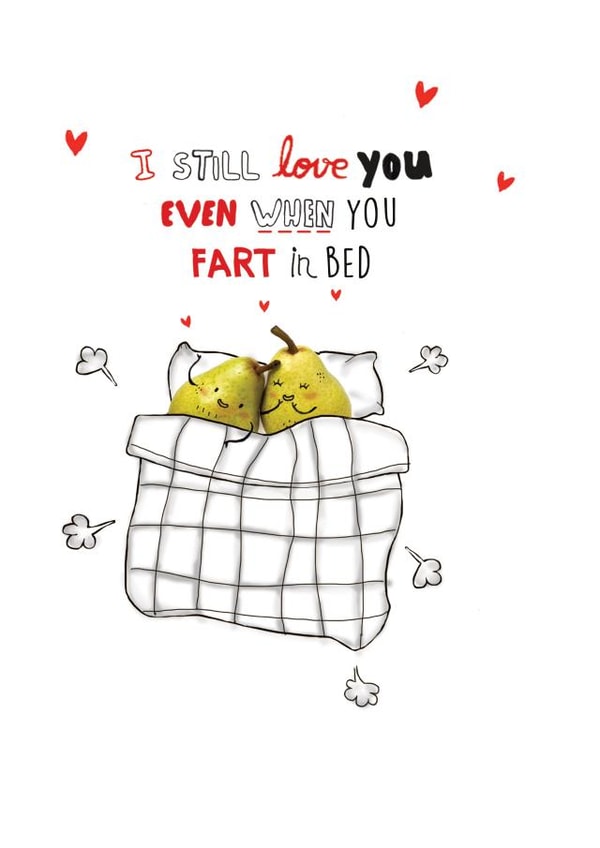 love pear Valentines Day Card 14926 created by Quitting Hollywood