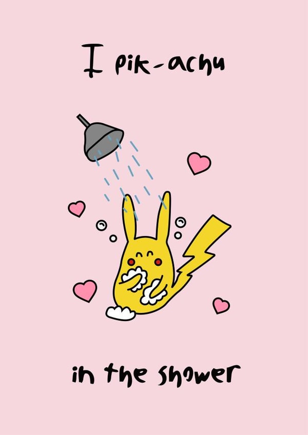 pikachu valentines Valentines Day Card 11723 created by Rishi