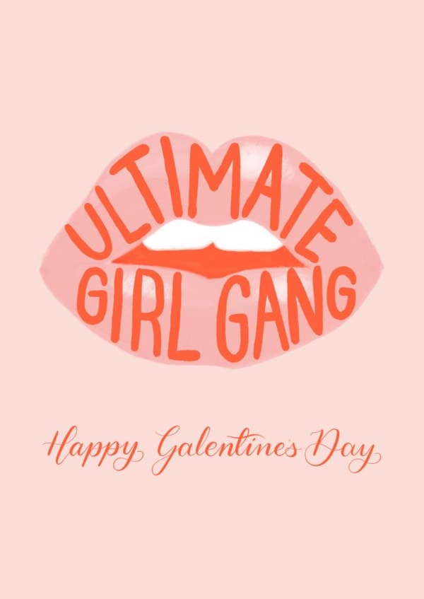Ultimate Girl Gang Galentine’s Card created by Nicki O'Donoghue Studio