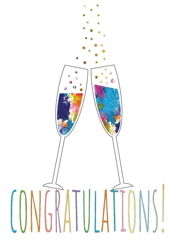 engagement engaged Congratulations Card 15640 created by size3art