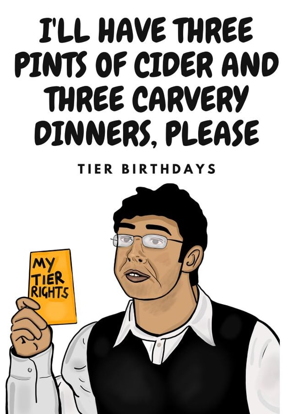 funny tier Birthday Card 20871 created by artbyarazig
