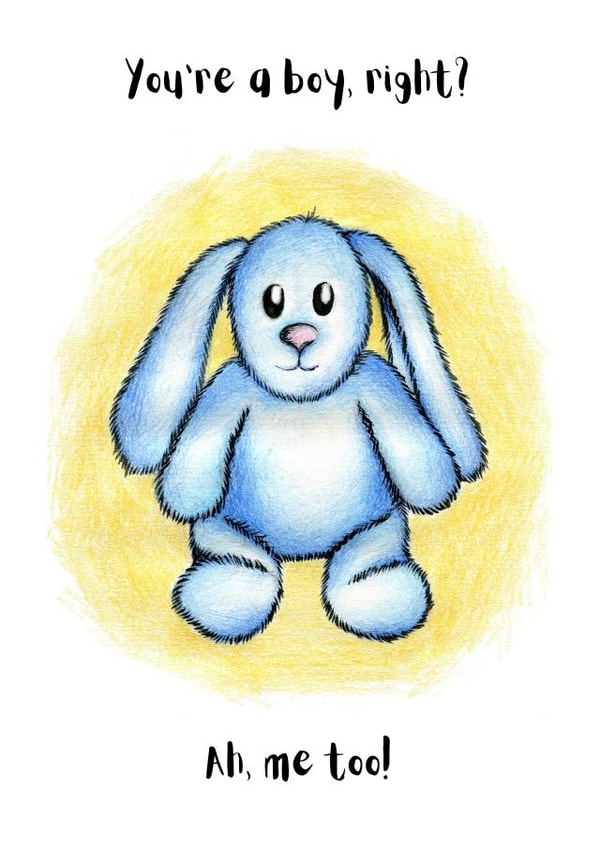 bunny rabbit Card 41811 created by Liliya Lukyanova