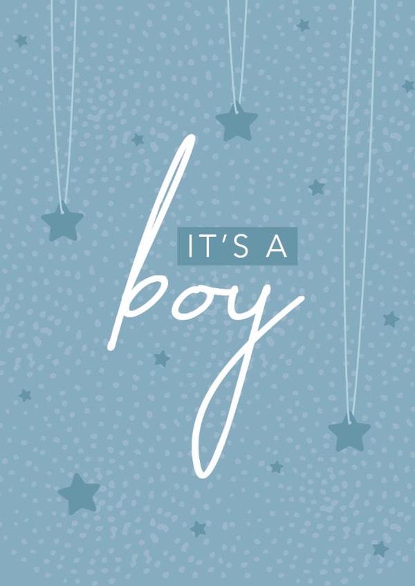 rainbow typography New Baby Card 16012 created by Laura