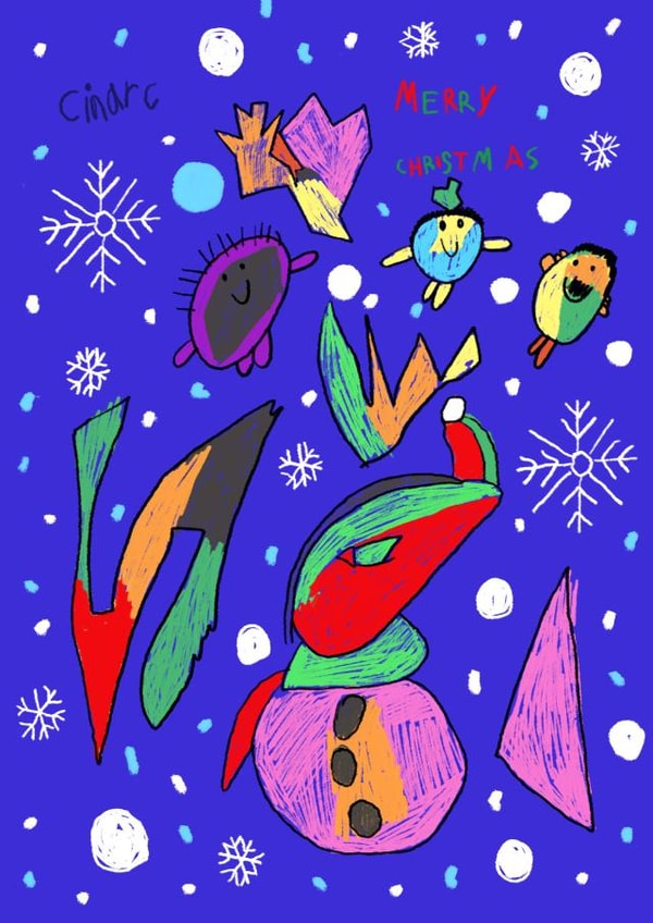 illustration novcull24 Christmas Card 46454 created by Cinar x The Playful Indian
