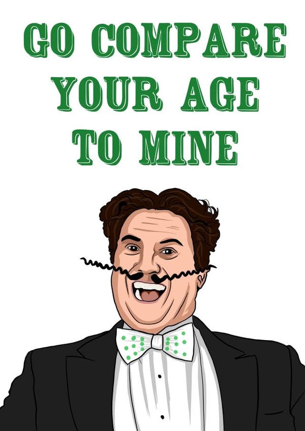 go compare age Birthday Card 18936 created by Doublea