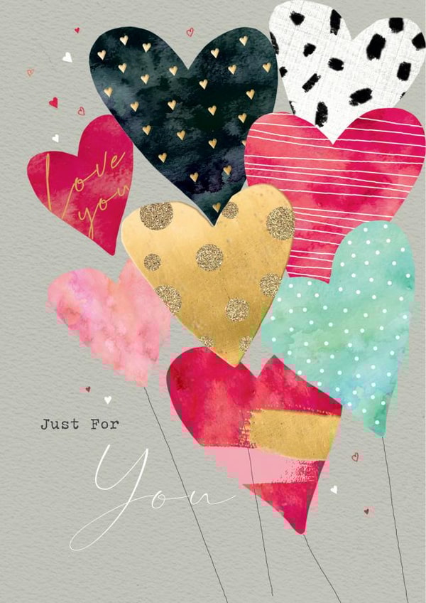 heart balloon Valentines Day Card 19192 created by cory reid