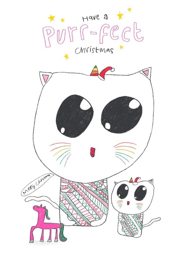 shoreditchpark purrfest Christmas Card 20995 created by Irenie x Blue Kiwi