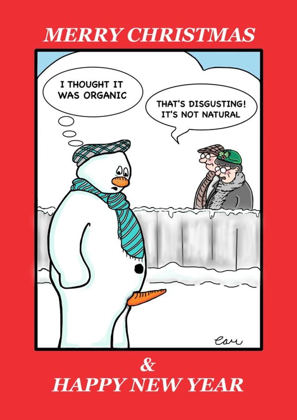 carrot boner New Year Card 46477 created by Graham Cammillare