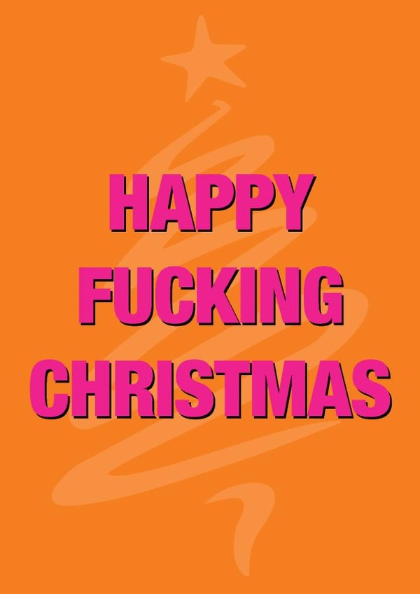 fucking christmas tree Christmas Card 37975 created by Martyn Greswolde
