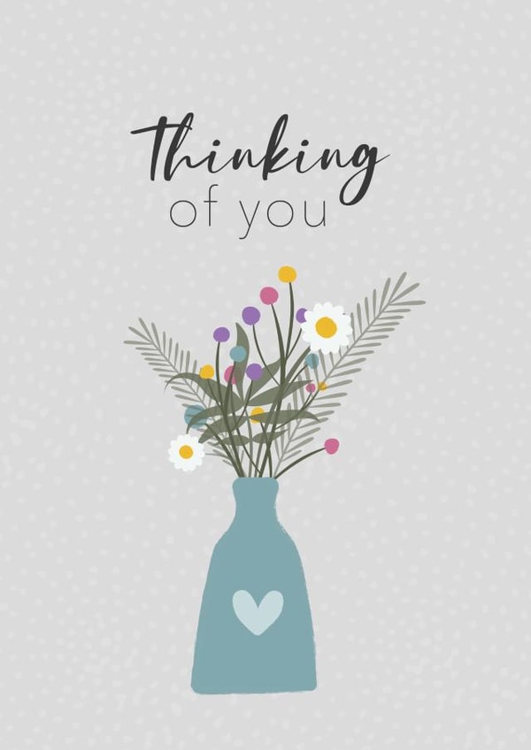 Thinking of you card created by Laura