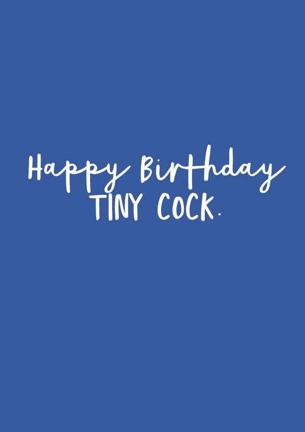 adult cheeky Birthday Card 15356 created by The Sweary Card Co
