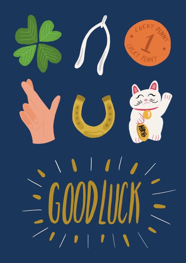 Good luck lucky charms card created by Stonefoxes