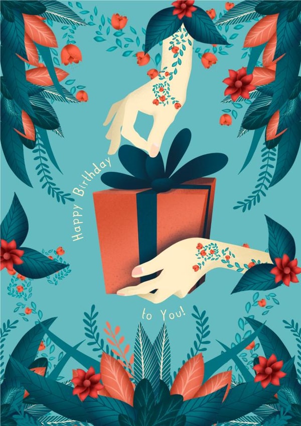 gift present Birthday Card 19910 created by Natalia Maca