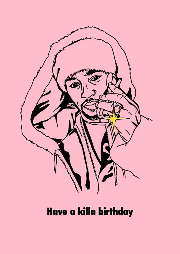 Pop culture Celebrity Birthday Card 20999 created by Bad Lines