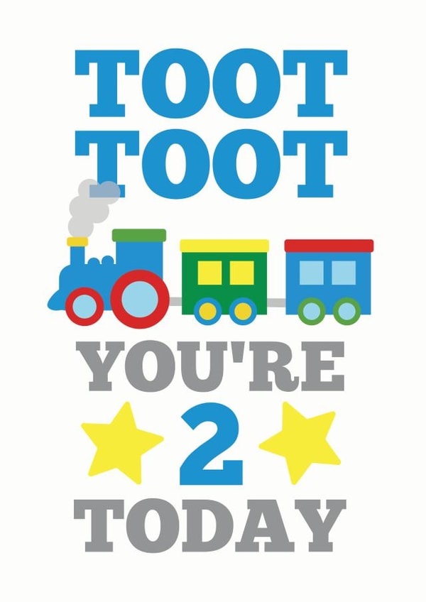 2 Today Train Card created by Tangerine Lamp