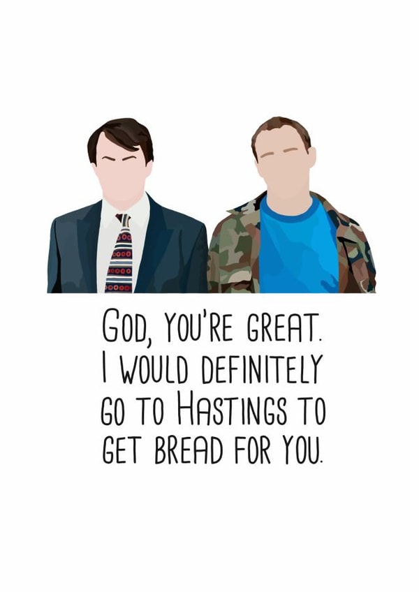 Peep show filmtv Valentines Day Card 18323 created by lornsdoodles