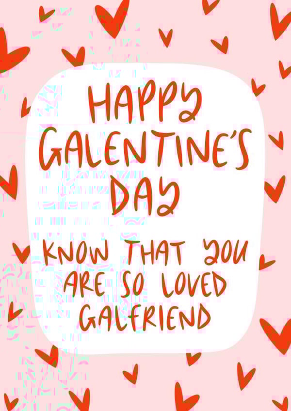 Know That You Are Loved Galentine's Day Card created by Muses & May 