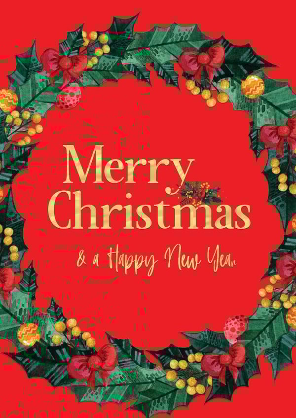 Merry Christmas & a Happy New Year created by Three Bears