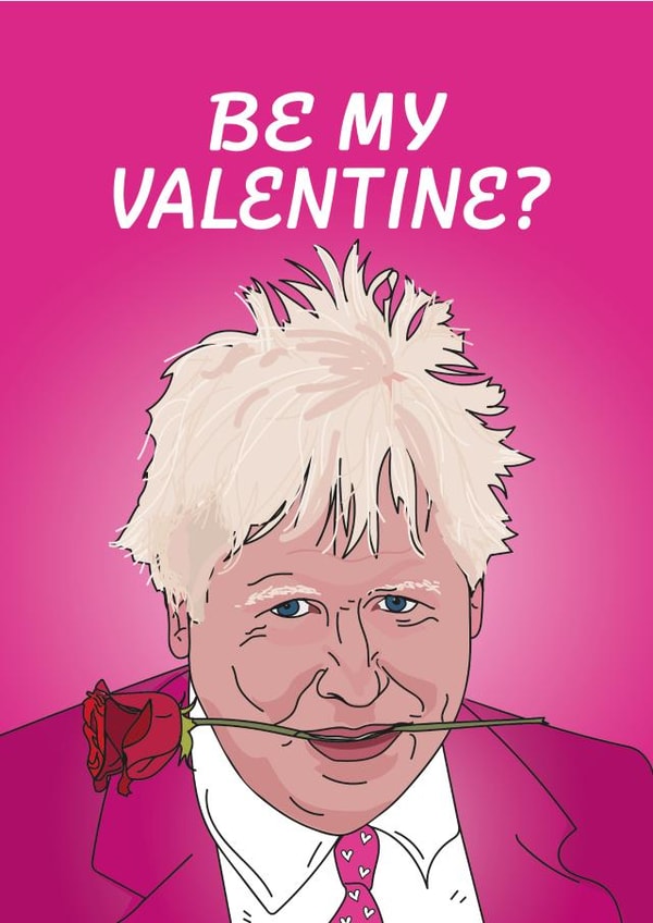 rose be my valentine Valentines Day Card 15271 created by CatherineCritchley.