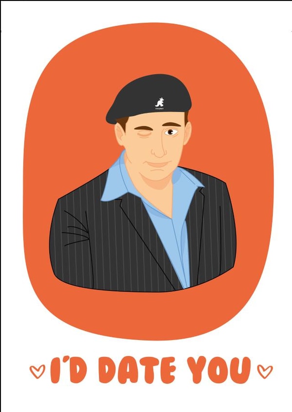 Date Mike Michael Scott Valentines Day Card 38922 created by Card Club