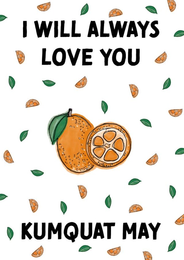 I Will Always Love You Kumquat May Anniversary Card created by Cards from Designers