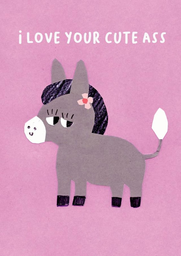 pun ass Valentines Day Card 17038 created by Christine Hooper