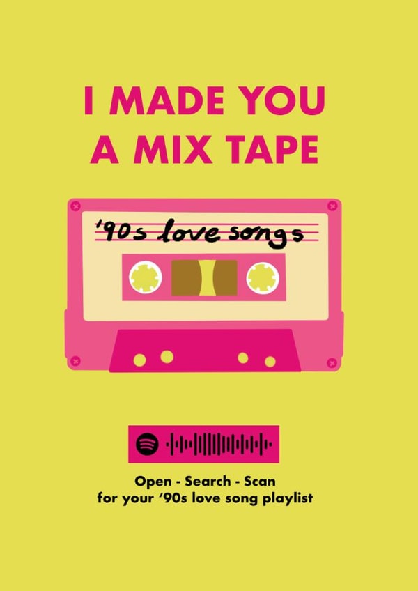 90s love songs mix tape created by Get The Party Crafted