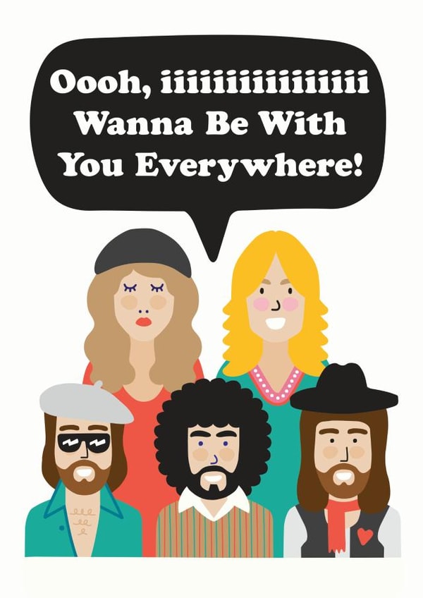 Oh I Wanna Be With You Everywhere - Valentines Card created by Studio Boketto