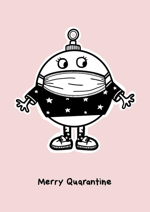 quarantine bauble Christmas Card 46587 created by Janina Schröter