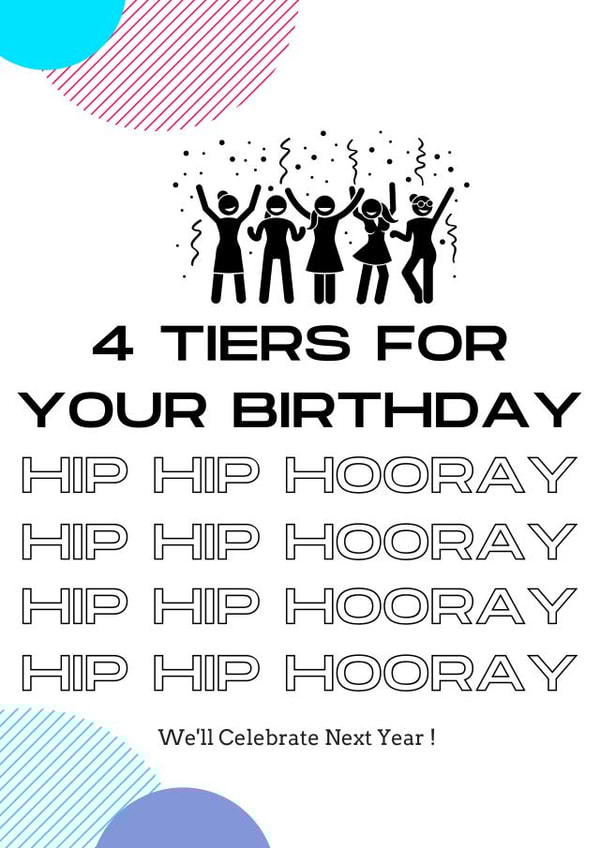 hip hip hooray 4 Birthday Card 46588 created by It Was The Only Card Available