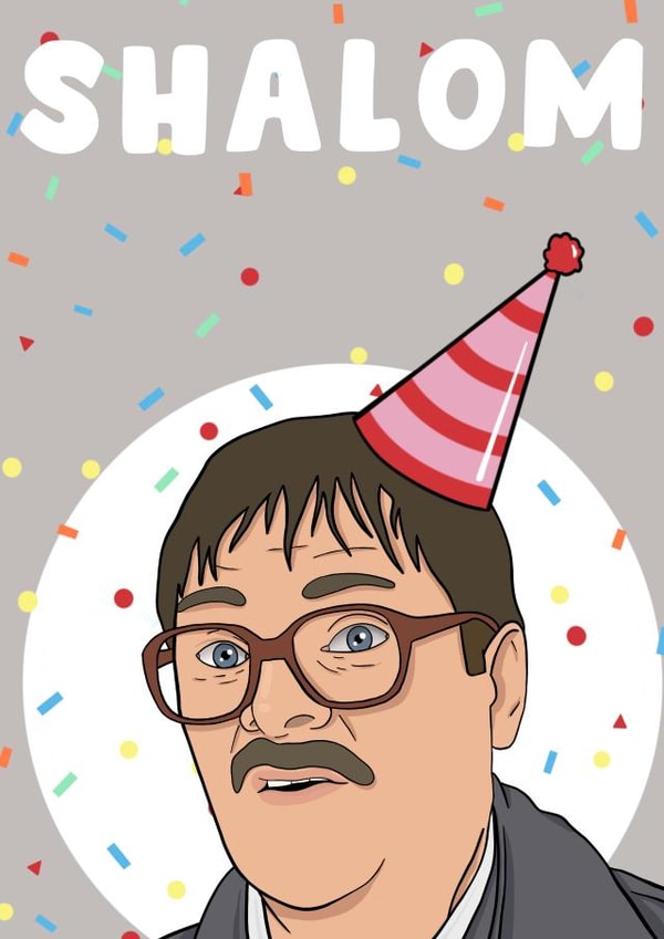 Shalom Birthday Card, Friday Night Dinner created by PearlandRosePrints