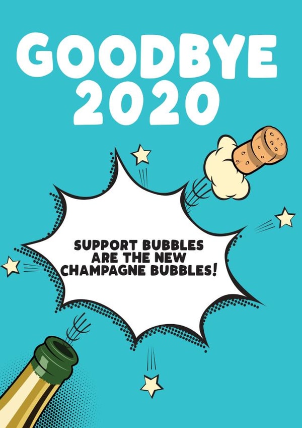 goodbye 2020 New Year Card 30670 created by Filthy Sentiments