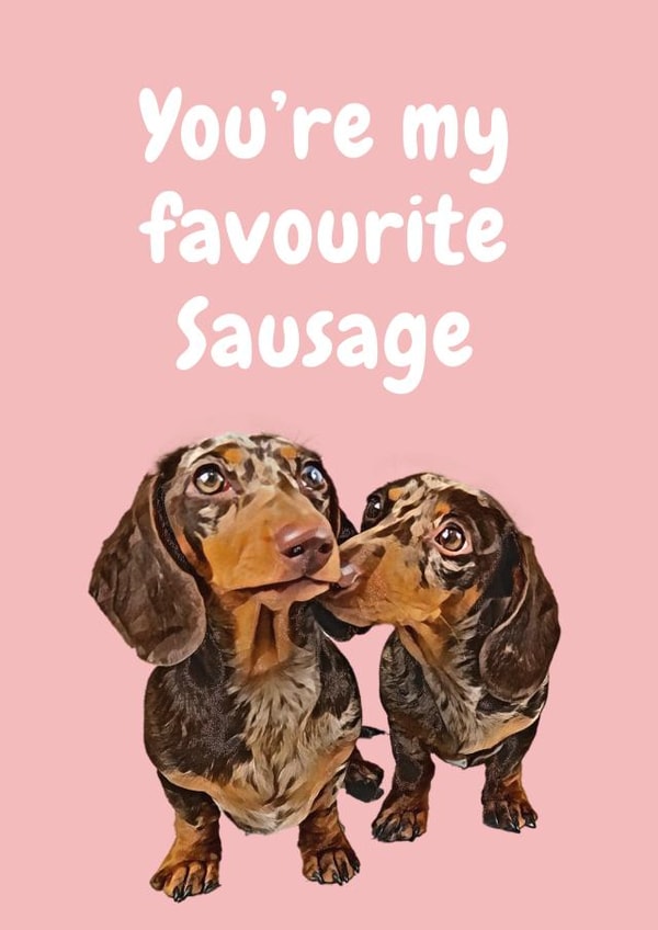 favourite animals Valentines Day Card 20655 created by Studio Woof