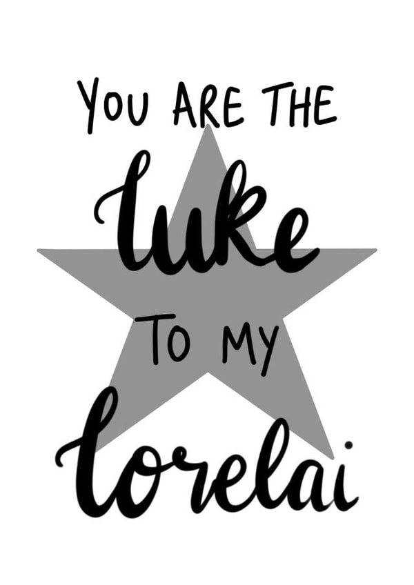 gilmore girls Film/TV/Netflix Valentines Day Card 13910 created by Michelle Youngs