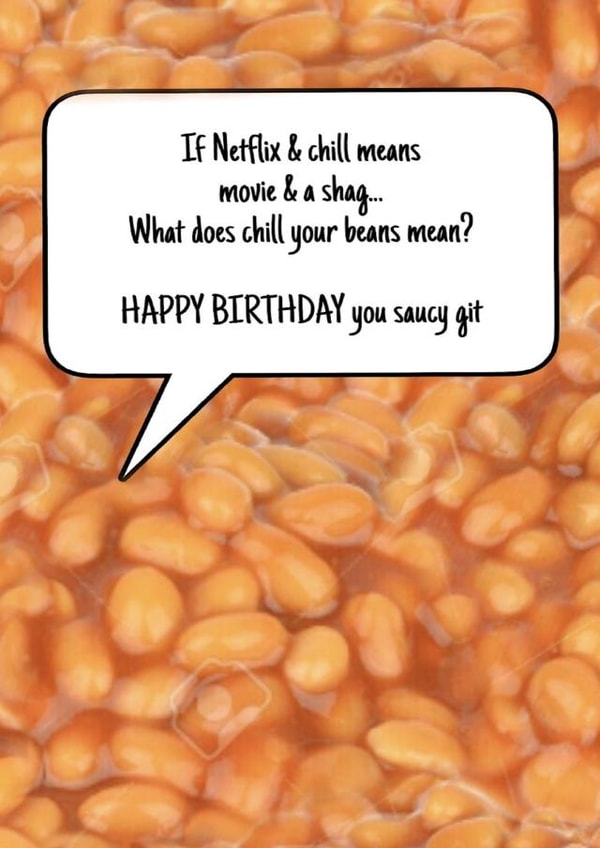 netflix and chill movie Birthday Card 46641 created by Chuckles
