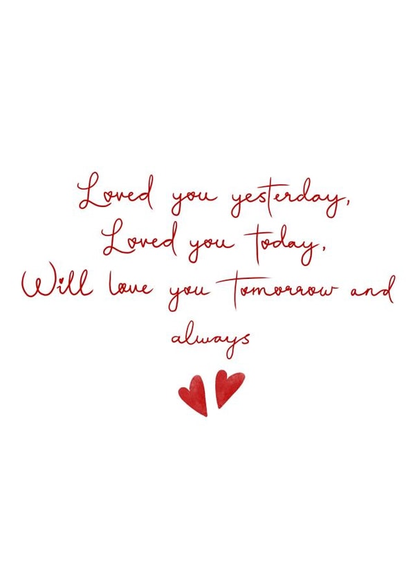 loved yesterday Valentines Day Card 18621 created by Jade Deere