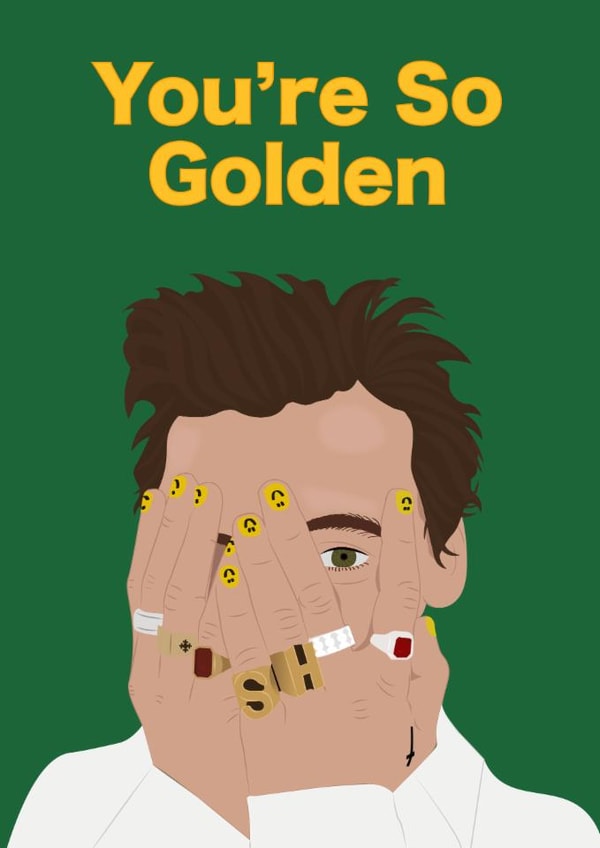 Harry Styles birthday / celebration card created by DBD Designs