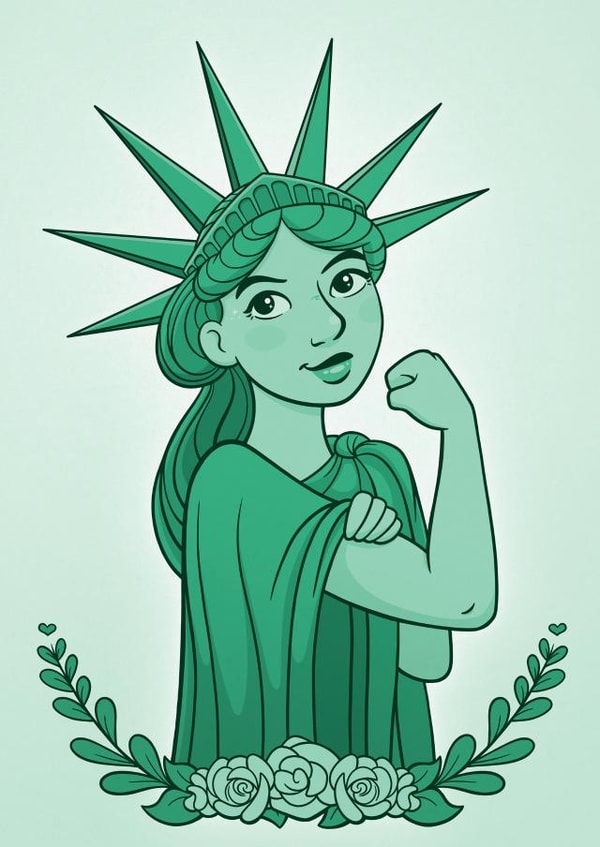 liberty USA Card 3610 created by Catherine Satrun