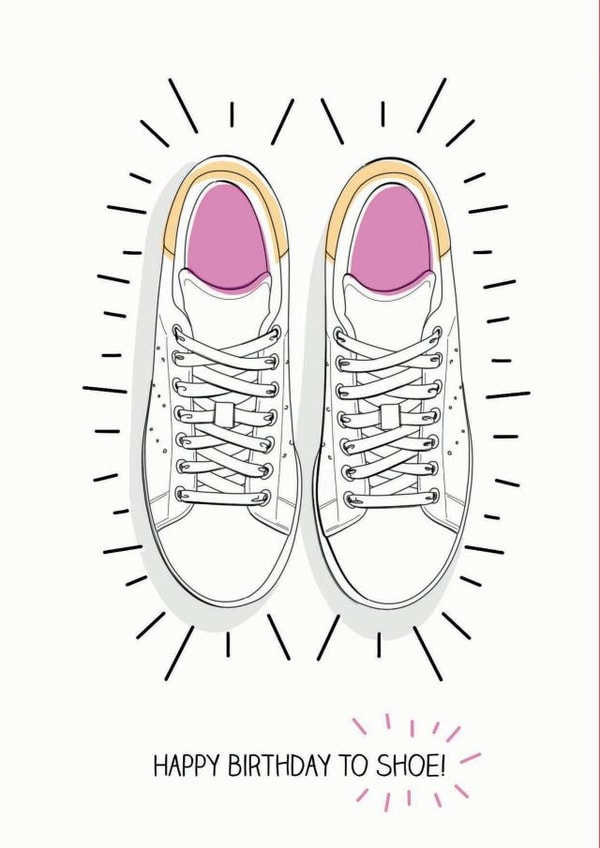 Sneaker Head Birthday Card created by doodleshoe paper goods